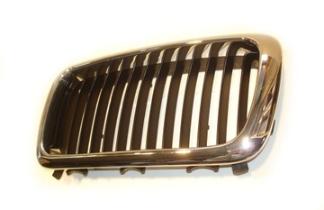 Решётка радиатора решётка решётка радиатора bmw 7 e38 1994 - 1998 chrom/czarny левая фото №1