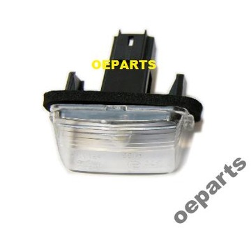 Лампа номерного знака peugeot partner 206 306 307 406 407 фото №1
