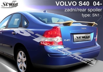 Спойлер спойлер do volvo s40 sedan mk2 01/2004-- фото №1