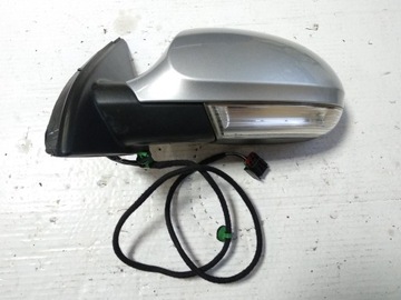 Зеркало vw passat b6 левая 9 pin евро подсветка фото №1