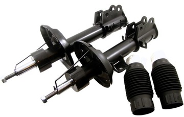 Амортизаторы x2 перед +отбойники +защитные накладки grande punto evo corsa d фото №1