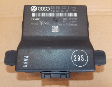 Passat cc 2009r 2.0tdi модуль шлюз 3c0907530j фото №1