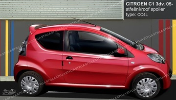 Спойлер спойлер do citroen c1 3dw hb mk1 06/2005- фото №1