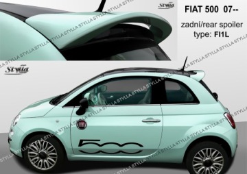 спойлер для FIAT 500 HB 10/2007--