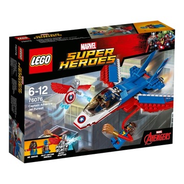 Lego superheroes 76076 liner captain americas, фото