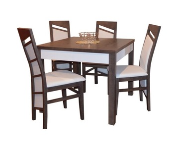 Stand distribution 90x90/ 120 4 chairs lovely set, фото