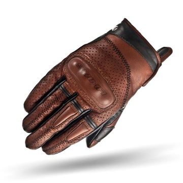 Motorcycle gloves shima caliber lady brown, фото