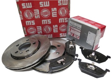 Disks pads front skoda roomster rapid vw bora, фото