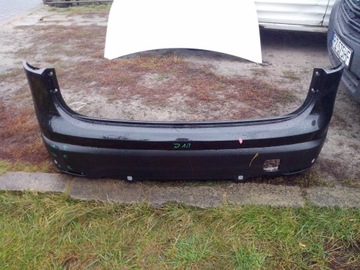 Rear bumper back nissan qashqai j11 13 -, фото