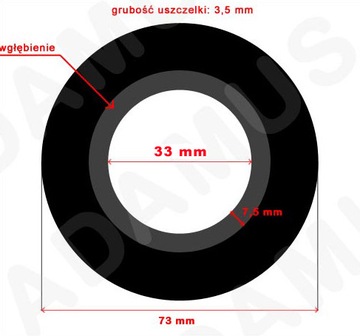 Gasket flush cistern dolnopluka valves number 02 k-ce, фото
