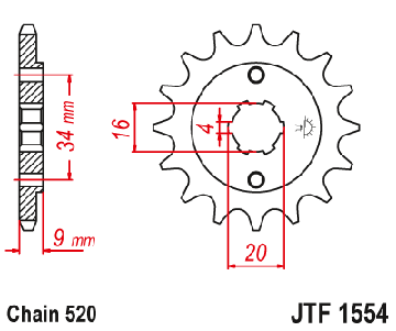 Front rack jt 15z, 520 hyosung gt, gv 250, фото