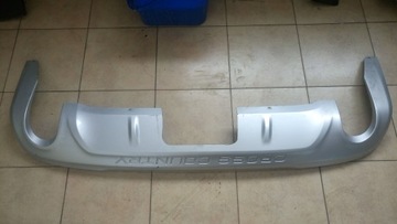 Volvo xc40 v40 cc - спойлер накладка заднего бампера, фото