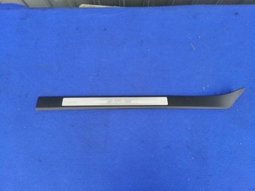 Audi a8 d3 overlay threshold chrome left rear, фото