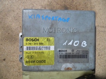 Компьютер контроллер kia sportage 0261203598, фото
