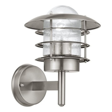 Wall lamp eglo shades of gray 1 silver e27 60 в, фото
