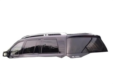 Rails roofs chrome complete mercedes gl x164 06, фото