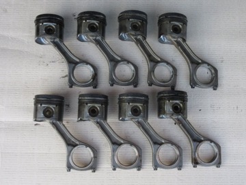 Bmw e38 piston connecting rod v8 740d m67, фото
