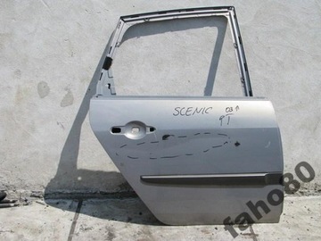 Renault scenic 03 -> right rear door+ overlay, фото