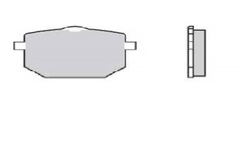 Galfer pads brake kh118 yamaha xt 600 tenere, фото