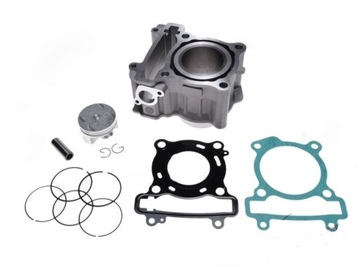 Cylinder to yamaha x-max 125 52, 00 aluminum set., фото
