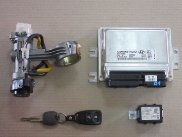 Kia computer set key 5wy1988a 3910323070, фото