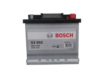 Аккумулятор bosch s3 12v 45ah 400a, фото