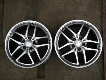 Alloy wheel mercedes - benz original b - class 7. 5" x 17" 5x112 et 52, 5, фото