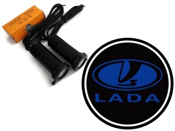 Welcoming light logo lada projector laser 3-door, фото