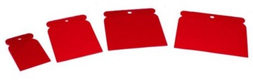 Set spatula japanese 4pcs plastic putty, фото