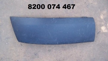 Renault clio 2 restyling overlay right front bumper, фото