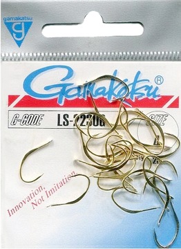 Gamakatsu hooks size 8 ls-2230g golden 25 pcs, фото