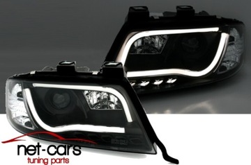 Headlights audi a6 c5 01- tube lights neon b, фото
