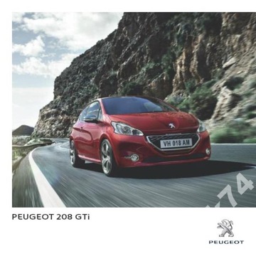 Peugeot 208 gti prospekt 2013 польский, фото