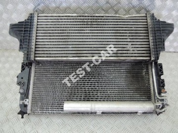 Mercedes w164 ml gl radiator water air conditioner interkul, фото