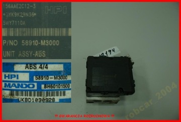 Pump abs control unit kia joice 58910-m3000 europe, фото
