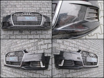 Bumper audi a3 8v0 restyling 2016 parking sensor xenon - damaged, фото