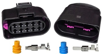 1j0973735 1j0973835 vw 2, 8 connector nest connector set, фото