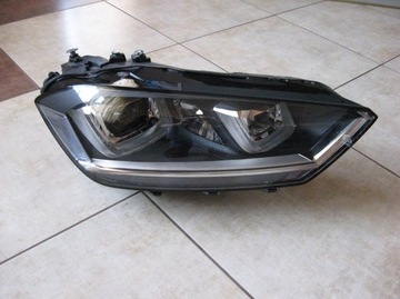 Right headlight - xenon - adaptive - led backlight - vw sportsvan, фото