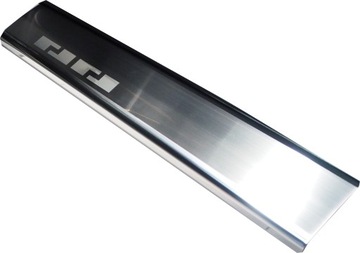 Overlay threshold steel mitsubishi colt vi/ vii 5 doors, фото