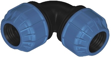 Pe knee 32x32 on rure pe32 knee removable iw042, фото