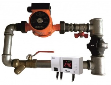 Complete: bypass pump horizontal 1"+ pump 25/ 60-180+ control unit cs-07, фото