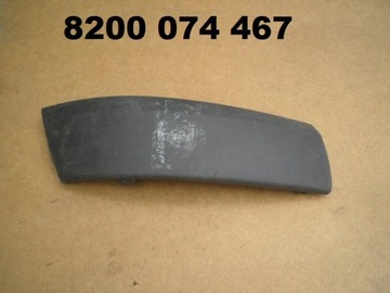 Renault clio 2 restyling overlay right bumper front, фото