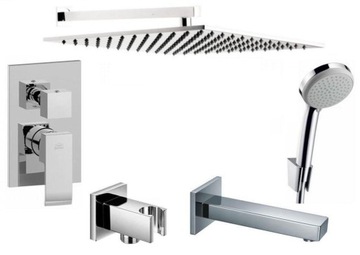Paffoni level set shower for plaster to salon baths 40, фото