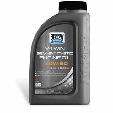 Bel-ray v-tween 20w50 polsynt 1l harley davidson, фото