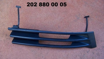 Mercedes w202 c - class lattice left в front bumper, фото