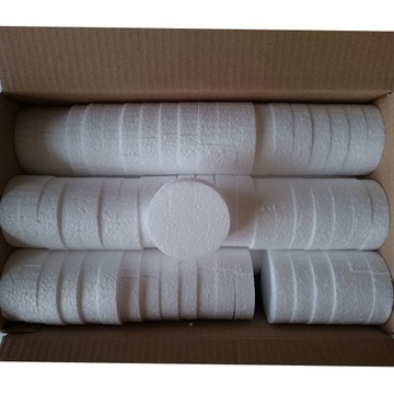 Plug polystyrene plate cap -100 pcs, фото
