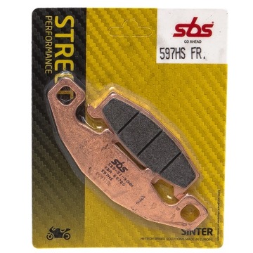 Pads sbs kawasaki er-5 97-00 front, фото