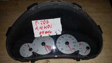 Панель приборів peugeot 206 1, 4hdi 9656696280, фото