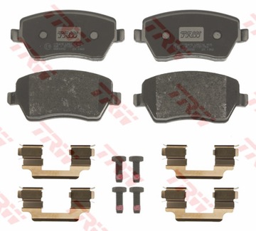 Trw pads brake front renault captur 13- clio, фото