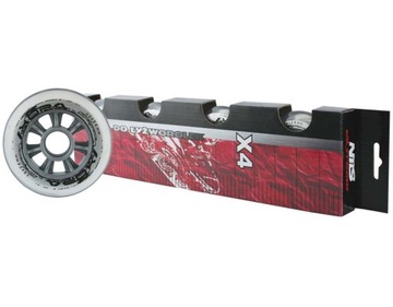 Nils wheels to roller polyurethane 80x24mm 82a transparent 4 pcs. 16-30-017, фото